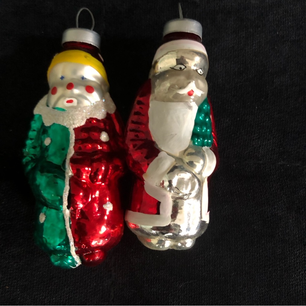 2 ChristmasOrnament Set, Saint Nick